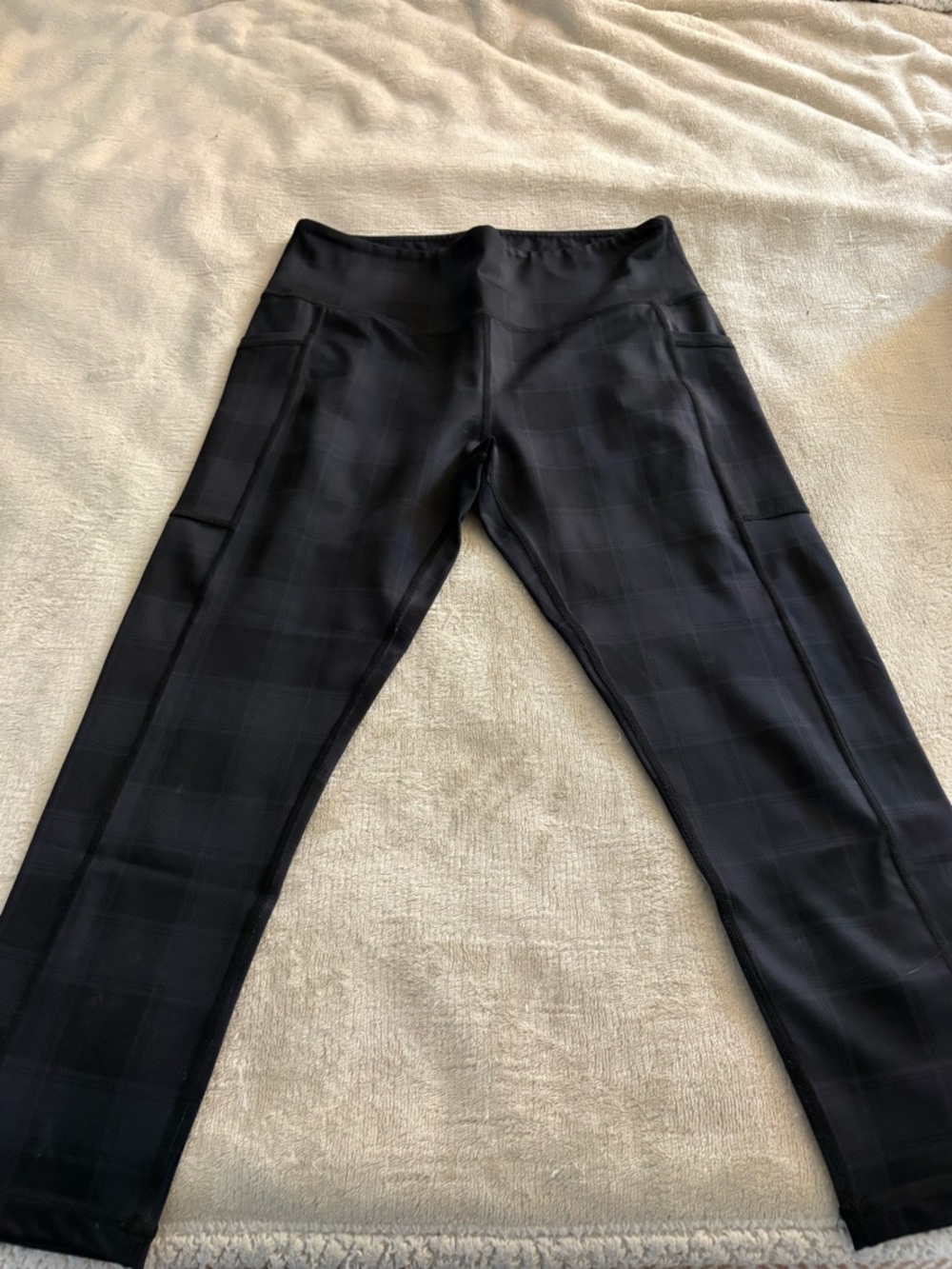 Women’s Black Performance Stretch leggings with Side Pockets